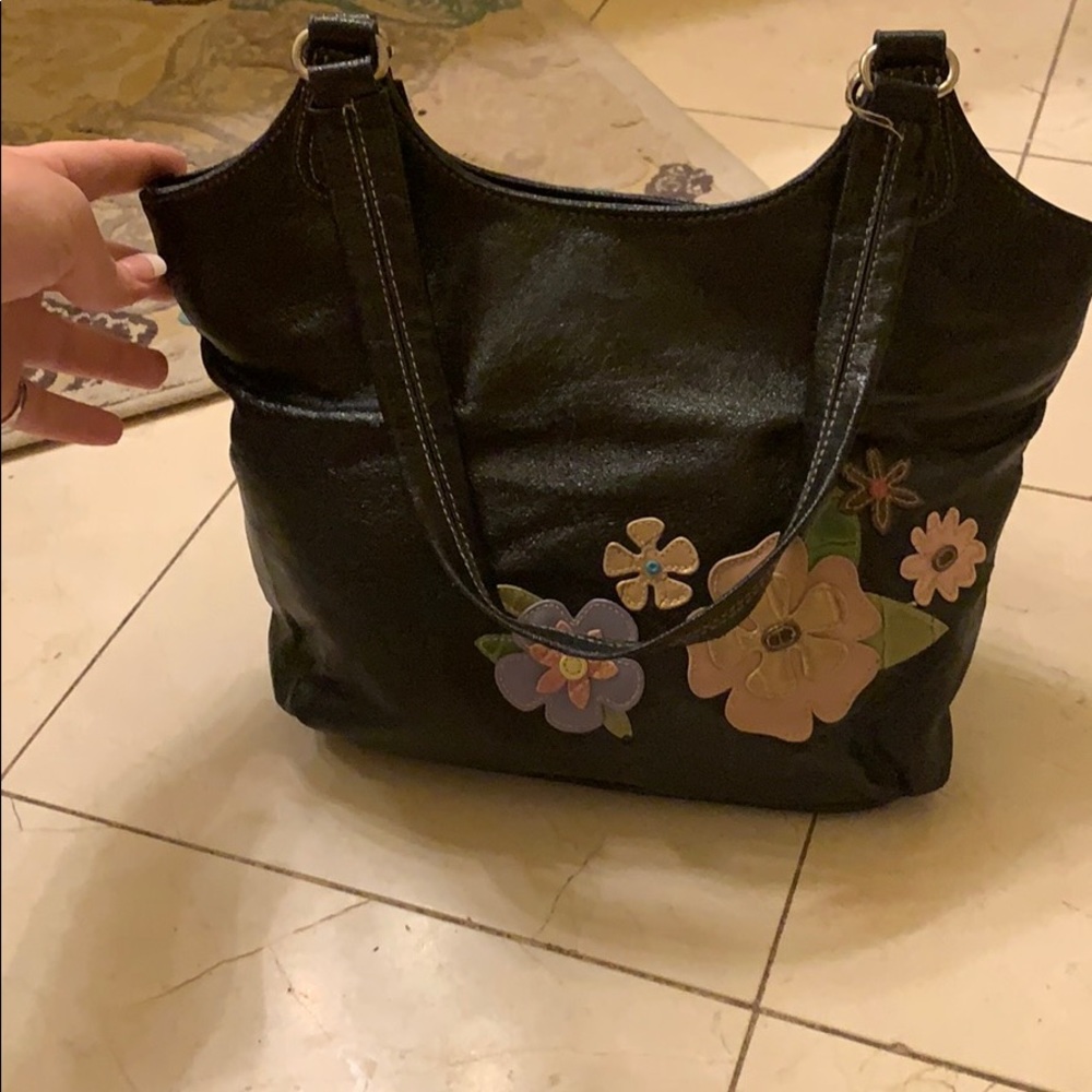 Floral printed purse